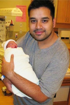 Jeremy Chen, with his son, Xavier