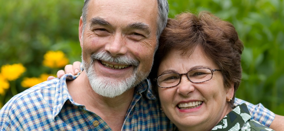 smiling couple