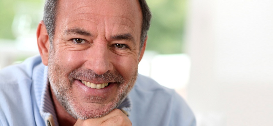 smiling man